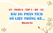 Phân tích số liệu thống kê dựa vào biểu đồ, Ví dụ? Toán 8 bài 20 kn1c5b20